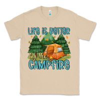Mushroom life is better by the camp fire Classic Tee - MaliasSmallBusiness