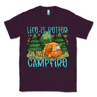 Plum life is better by the camp fire Classic Tee - MaliasSmallBusiness