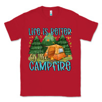 Red life is better by the camp fire Classic Tee - MaliasSmallBusiness