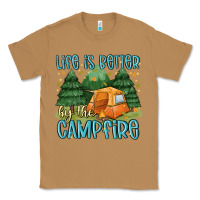 Toasted Coconut life is better by the camp fire Classic Tee - MaliasSmallBusiness