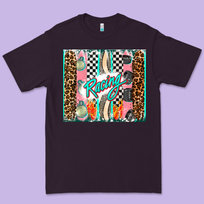 Racing Brushstroke Premium Tee Designed By Adodesignshop