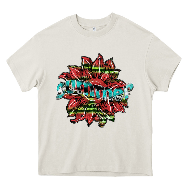 Summer Heavy Core Tee by SublimationCraftShop | Teevron