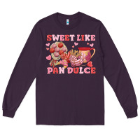 Plum sweet like pan dulce Long Sleeve Tee - MaliasSmallBusiness