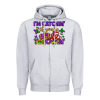Heather Grey i m catchin if you re throwin Zipper Hoodie - LillyAllenDesigns