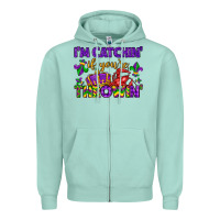 Seafoam i m catchin if you re throwin Zipper Hoodie - LillyAllenDesigns