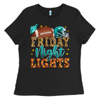 Black friday night lights american football Ladies Tee - Zillion Design Studio