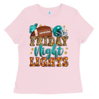Bubblegum Pink friday night lights american football Ladies Tee - Zillion Design Studio