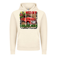 Vintage Artic merry christmas with truck Vintage Hoodie - AdoDesignShop