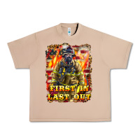 Burro First In last Out Firefighter Urban Heavy Tee - LillyAllenDesigns