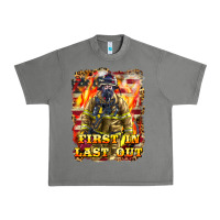 Tornado First In last Out Firefighter Urban Heavy Tee - LillyAllenDesigns