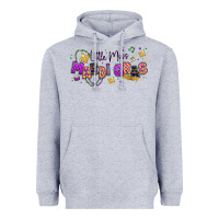 Heather Grey little miss mardi gras Heavyweight Hoodie - texasbilliewilder