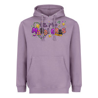 Lavender little miss mardi gras Heavyweight Hoodie - texasbilliewilder