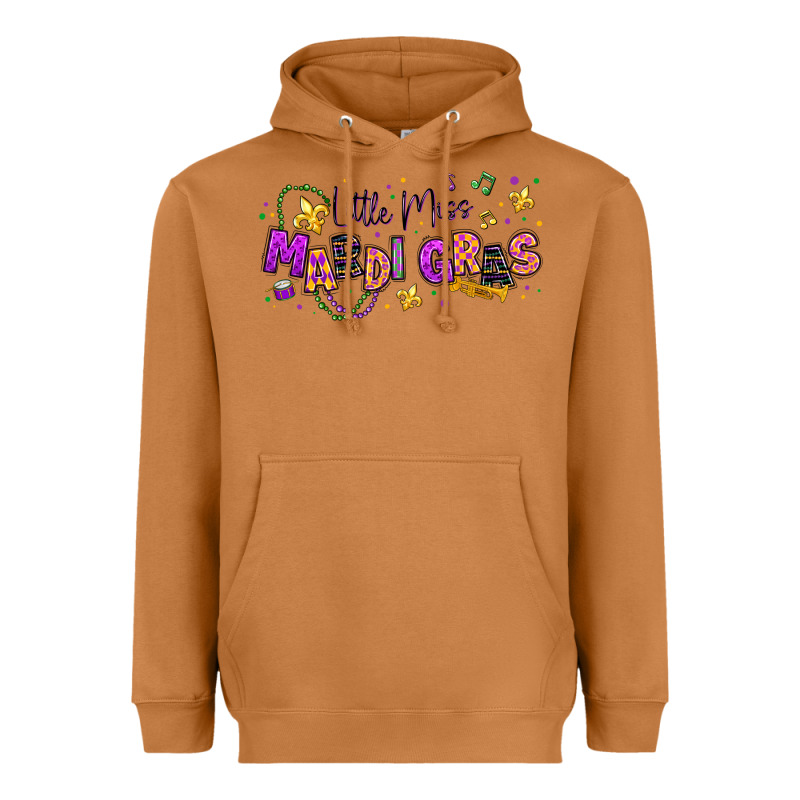 Little Miss Mardi Gras Heavyweight Hoodie by texasbilliewilder | Teevron