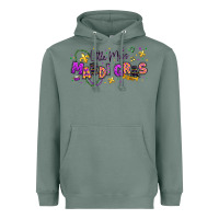 Sage little miss mardi gras Heavyweight Hoodie - texasbilliewilder