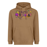 Toasted Coconut little miss mardi gras Heavyweight Hoodie - texasbilliewilder