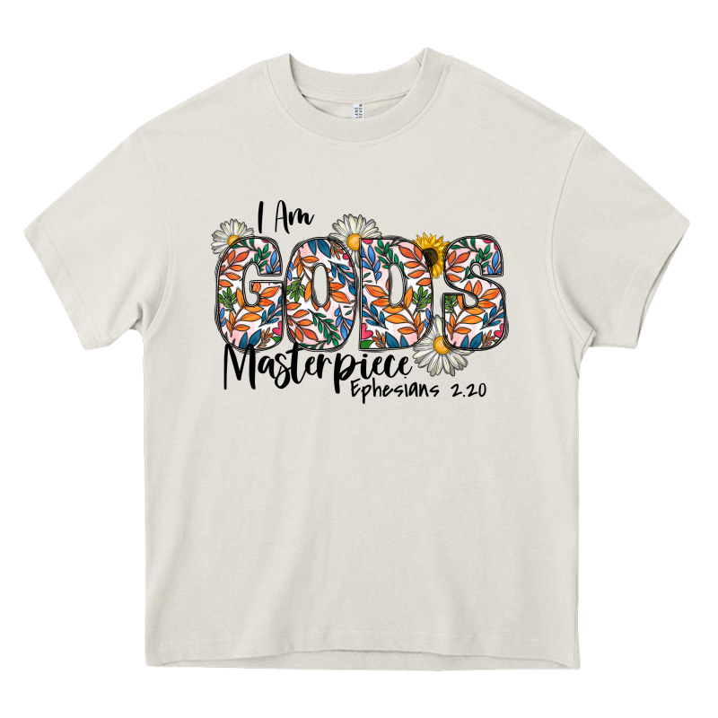 I Am Gods Master Piece Ephesians Heavy Core Tee by CowhideDigitalArt | Teevron