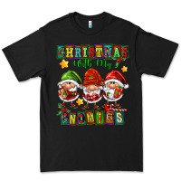 Black christmas with my gnomies Premium Tee - FaDigitalArtStudio
