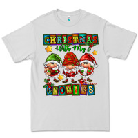 Dove Grey christmas with my gnomies Premium Tee - FaDigitalArtStudio