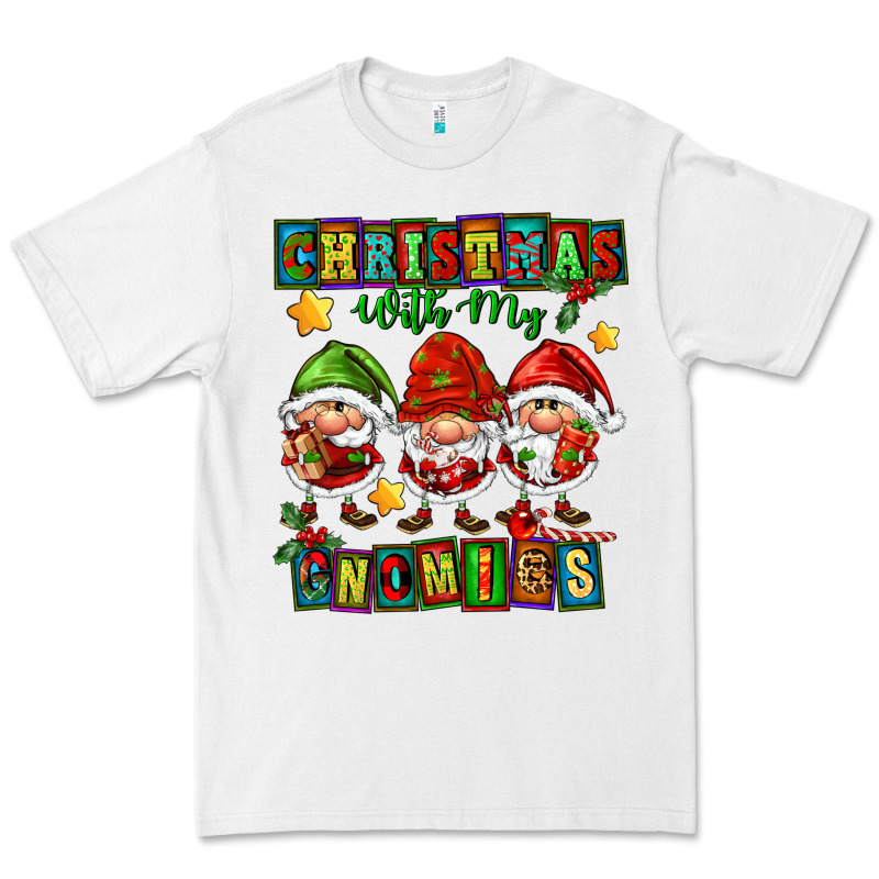Christmas With My Gnomies Premium Tee by FaDigitalArtStudio | Teevron