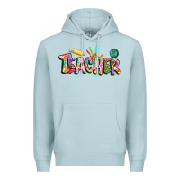 Blue Mist Autism Teacher Premium Hoodie - NancyCooperArtShop