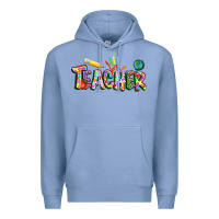 Colony Blue Autism Teacher Premium Hoodie - NancyCooperArtShop