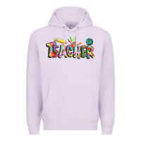 Lilac Autism Teacher Premium Hoodie - NancyCooperArtShop