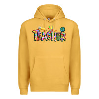 Mustard Autism Teacher Premium Hoodie - NancyCooperArtShop
