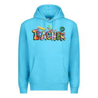 Ocean Blue Autism Teacher Premium Hoodie - NancyCooperArtShop