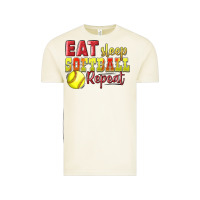 Vintage Arctic Eat Sleep Softball Repeat Vintage Tee - LillyAllenDesigns