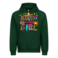 Forest Green Nacho average girl Urban Hoodie - FaDigitalArtStudio