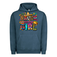 Pigment Midnight Navy Nacho average girl Urban Hoodie - FaDigitalArtStudio