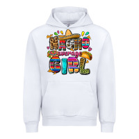 White Nacho average girl Urban Hoodie - FaDigitalArtStudio