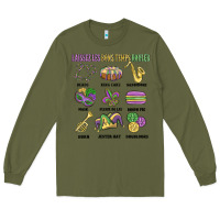 Army Green laissez les bons temps rouler Long Sleeve Tee - MaliasSmallBusiness