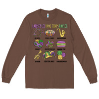 Chestnut laissez les bons temps rouler Long Sleeve Tee - MaliasSmallBusiness