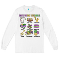 White laissez les bons temps rouler Long Sleeve Tee - MaliasSmallBusiness