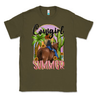 Army Green cowgirl summer Classic Tee - MaliasSmallBusiness