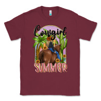 Burgundy cowgirl summer Classic Tee - MaliasSmallBusiness