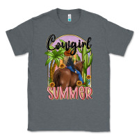 Charcoal Heather cowgirl summer Classic Tee - MaliasSmallBusiness