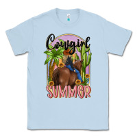 Dusty Blue cowgirl summer Classic Tee - MaliasSmallBusiness