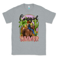 Heather Grey cowgirl summer Classic Tee - MaliasSmallBusiness