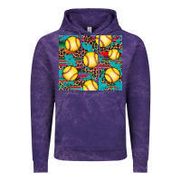 Cloud Purple softball Vintage Hoodie - Artiststas