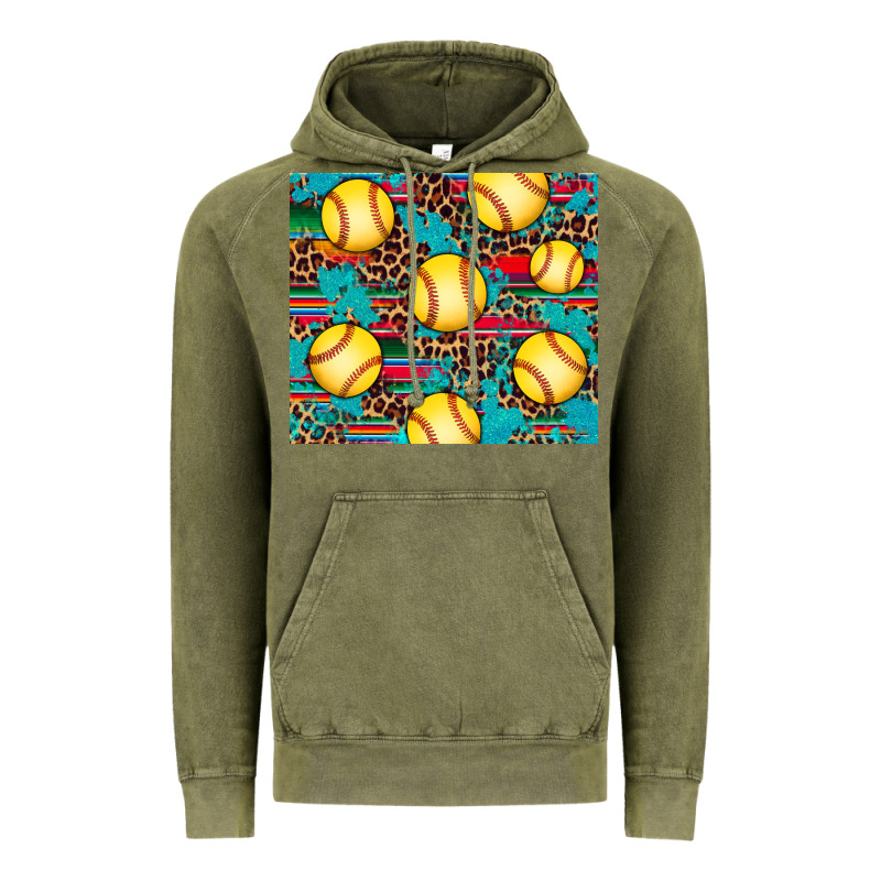 Softball Vintage Hoodie by Artiststas | Teevron