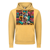 Vintage Mustard nurse hearts Vintage Hoodie - Jasminsmagicworld