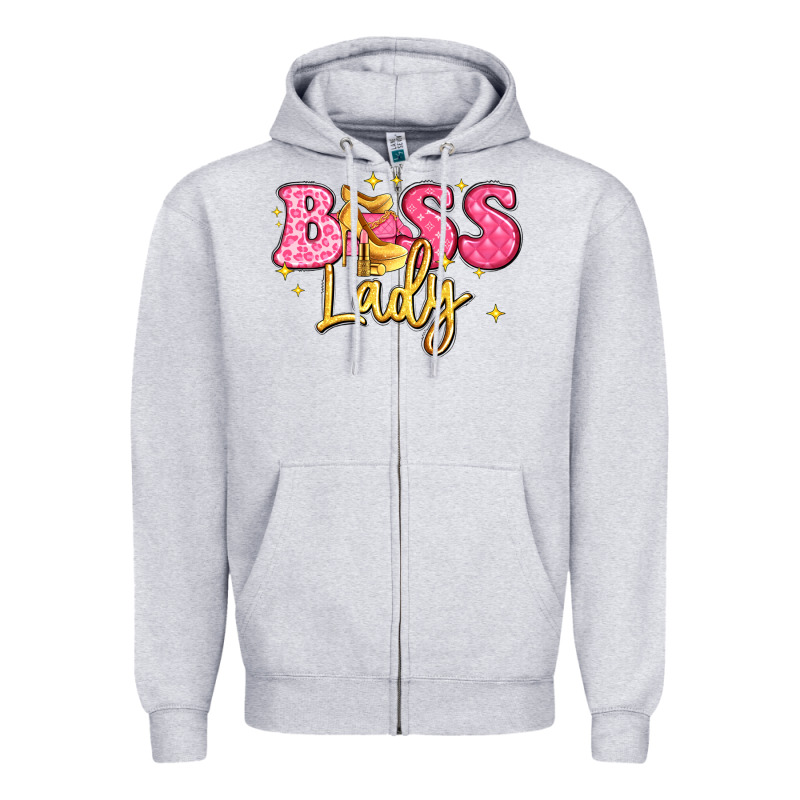 Boss Lady Zipper Hoodie by LillyAllenDesigns | Teevron