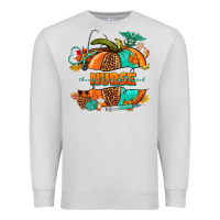 Dove Grey pumpkin nurse Premium Sweatshirt - NancyCooperArtShop
