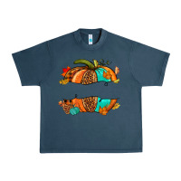 Midnight Navy custom pumpkin name Urban Heavy Tee - NancyCooperArtShop
