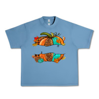 Pebble Blue custom pumpkin name Urban Heavy Tee - NancyCooperArtShop
