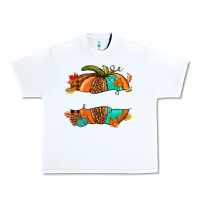 White custom pumpkin name Urban Heavy Tee - NancyCooperArtShop