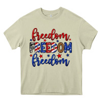 Mossy Freedom freedom freedom Heavy Core Tee - Neo Western