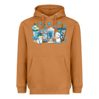 Meerkat winter snowman coffee cups Heavyweight Hoodie - texasbilliewilder